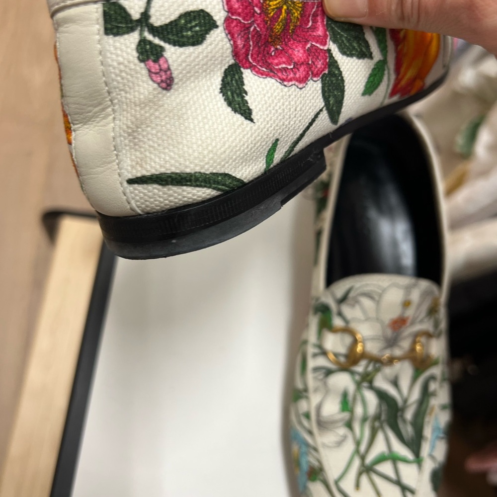 Gucci Women's Floral Loafers - With box! - Picture 5 of 8